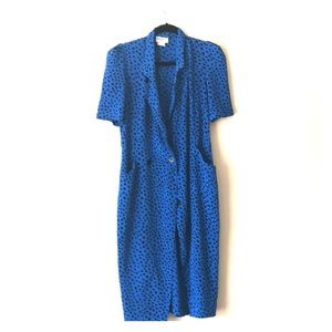 Vintage 90s 9 to 5 Betty Rubble Slit Dress